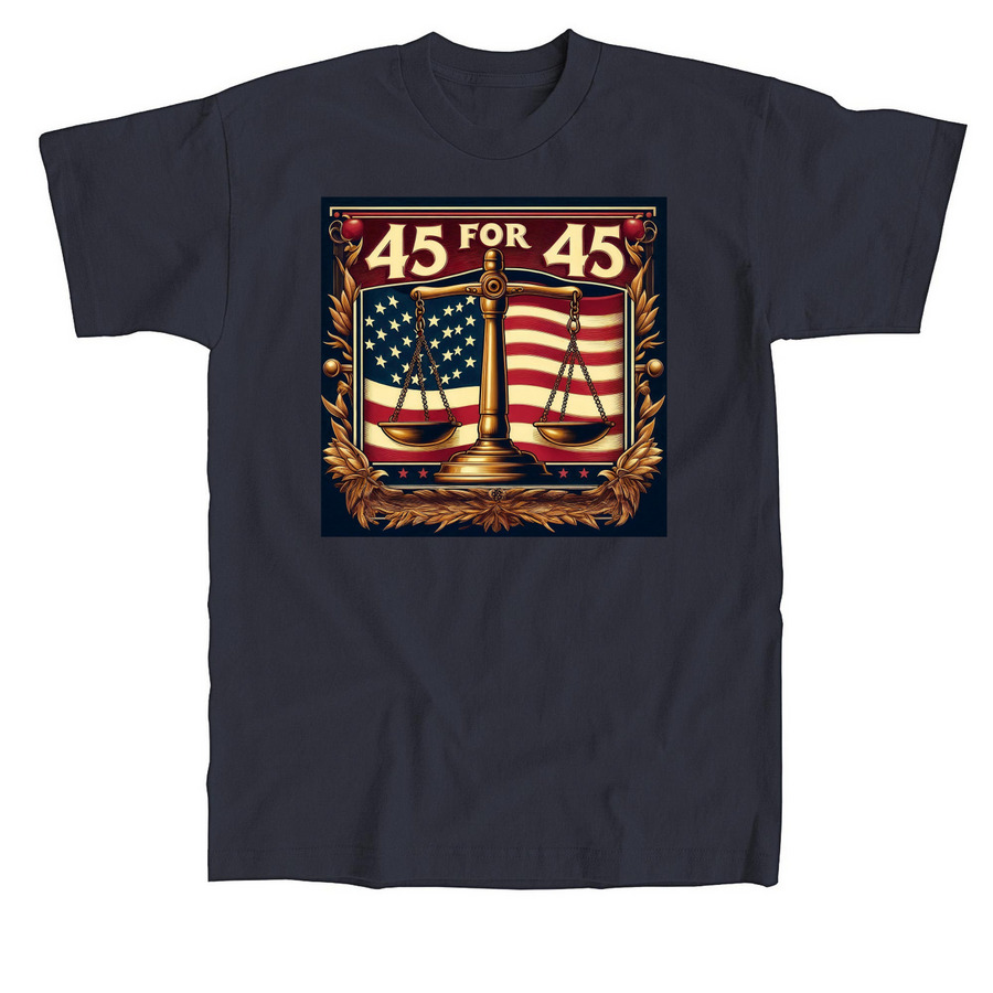 45 for 45 Rev 2.0, a Navy Union Made Unisex Tee