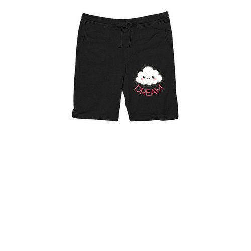 Dream Shorts, a Black Midweight Fleece Shorts