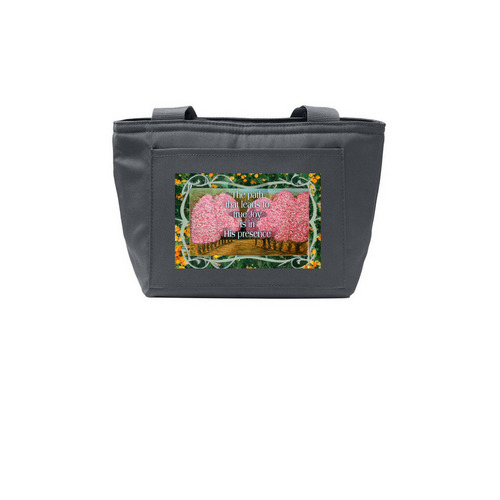 Path to Joy Lunch Tote.&nbsp;, a Grey Steel Insulated Lunch Tote