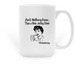 AIN'T NOTHING FINER...THAN A NJ DINER, a White Large Coffee Mug