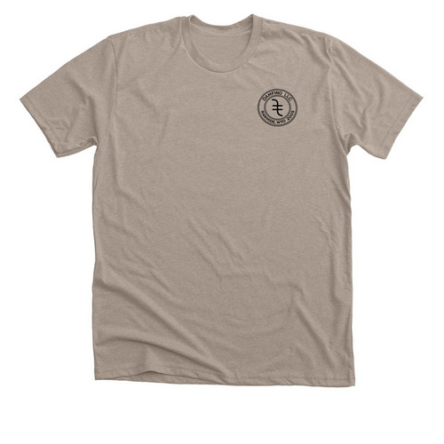 DAMFINO Tee, a Heather Stone Premium Unisex Tee