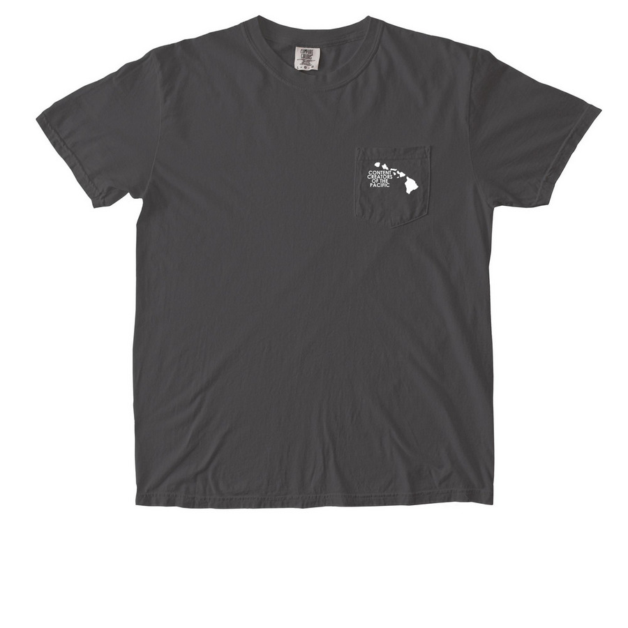 Content Creators Pocket Tee, a Pepper Comfort Colors Pocket Tee