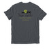 Be Bold, a Terrain Grey Allmade Organic Cotton Unisex Tee (back-view)