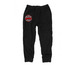 Crown Circle Good Vibes Only&nbsp;Joggers, a Black Midweight Fleece Joggers (back-view)