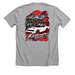 Dodge Garage, a Athletic Heather Premium Unisex Tee (back-view)