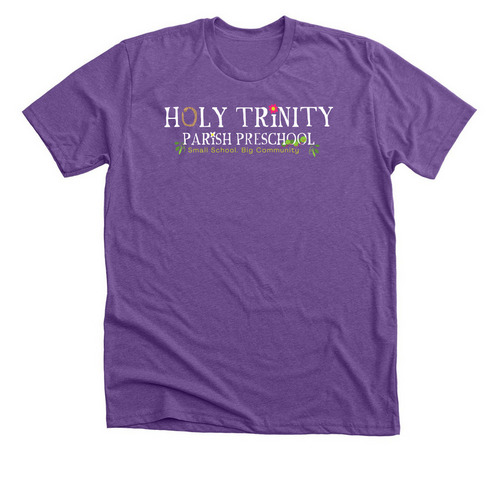 Purple HTPP Spirit Wear, a Heather Team Purple Premium Unisex Tee