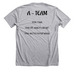 EchoKind (Gold/Blue/Black), a Athletic Heather Premium Unisex Tee (back-view)