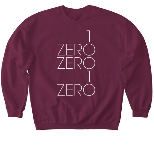 10010&nbsp;Modern, a Maroon Softstyle Crewneck Sweatshirt