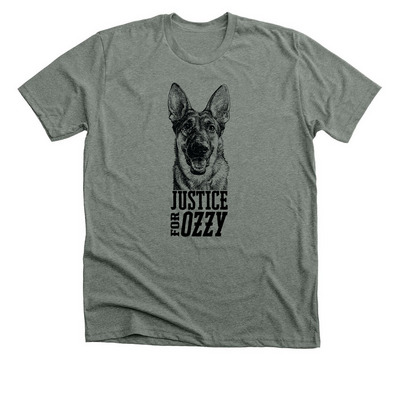 Ozzy First Anniversary, a Deep Heather Premium Unisex Tee