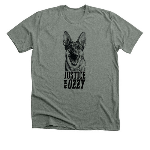Ozzy First Anniversary, a Deep Heather Premium Unisex Tee