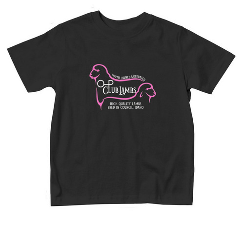 O-P Club Lambs Toddler Shirts, a Black Toddler Tee