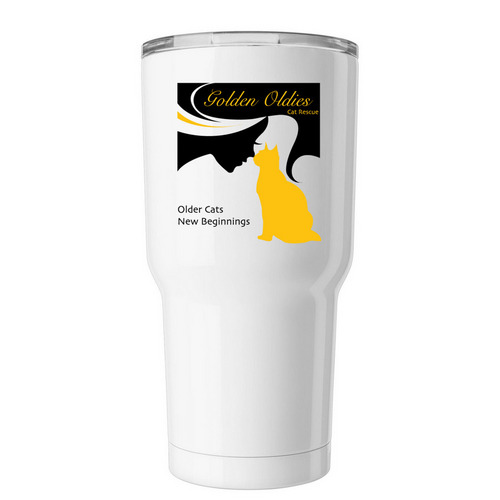 Golden Oldies Tumbler, a White Insulated Tumbler