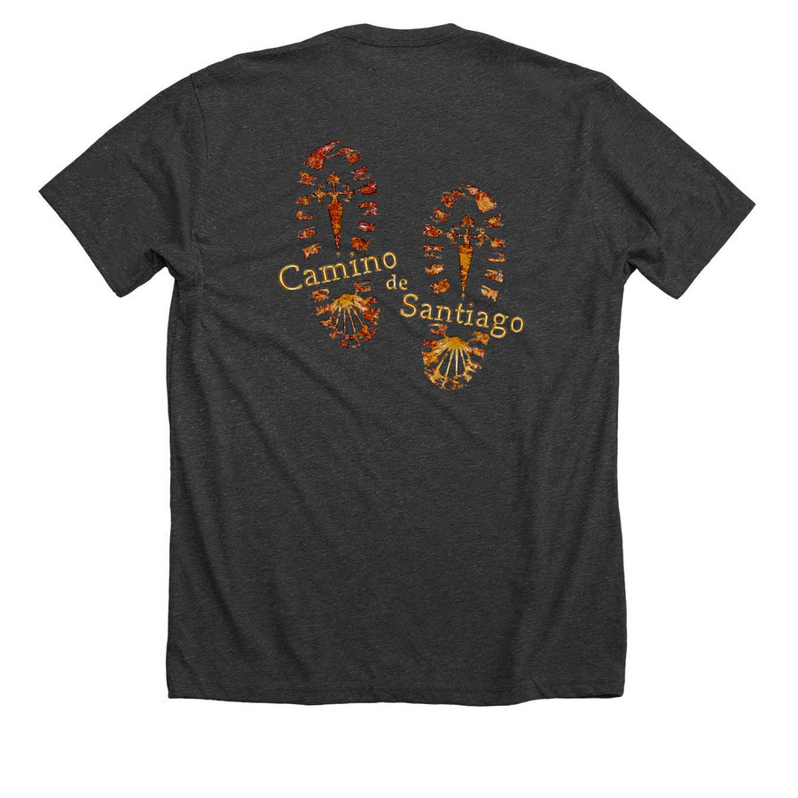 Valley of the Sun Chapter Shirts, a Dark Grey Heather Premium Unisex Tee (back-view)