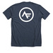 Arkitect Fitness Merch!, a Heather Midnight Navy Premium Unisex Tee (back-view)