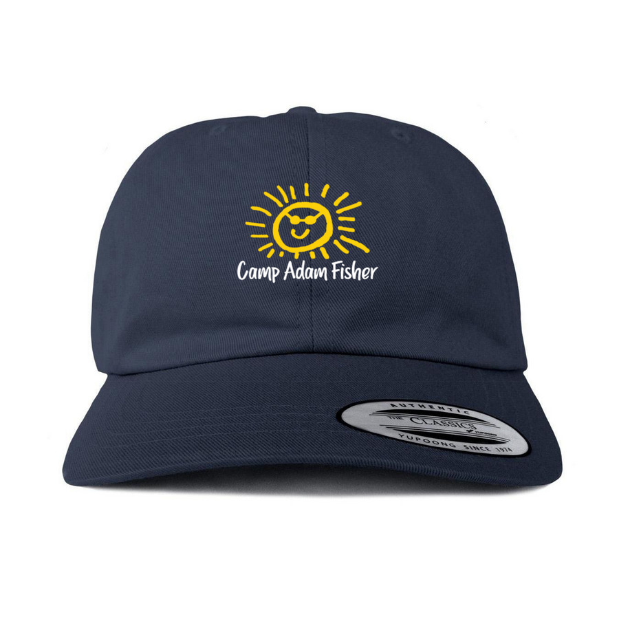 Camp Adam Fisher Logo Hats&nbsp;, a Navy Printed Classic Baseball Cap