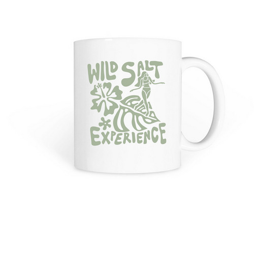 Wild Salt Experience Mugs, a White Coffee Mug