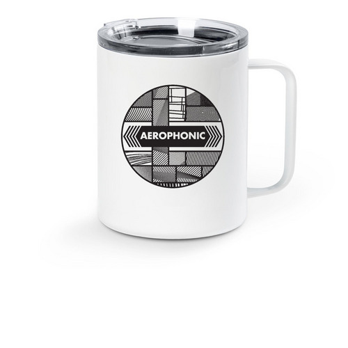 Aerophonic Travel&nbsp; Mug, a White Stainless Steel Travel Mug