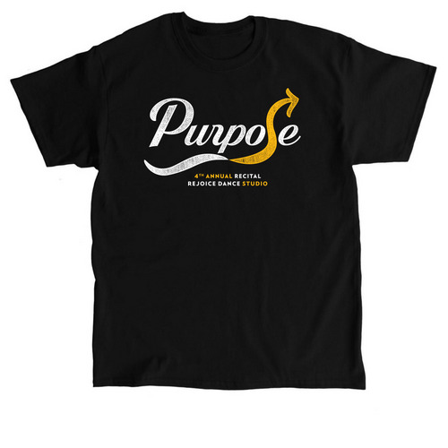 2023 Recital - Purpose, a Black Classic Unisex Tee