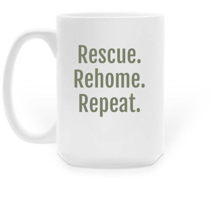 GSROC Mugs, a White Large Coffee Mug (back-view)