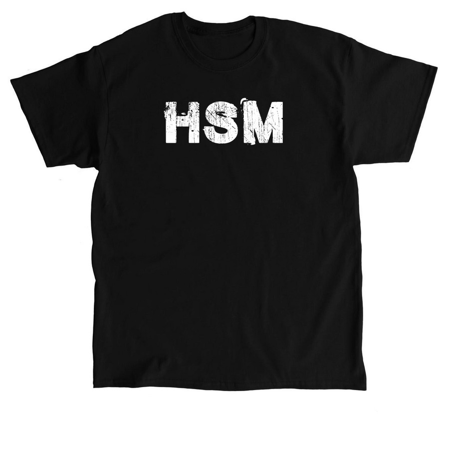 HSM: High School Ministry, a Black Classic Unisex Tee