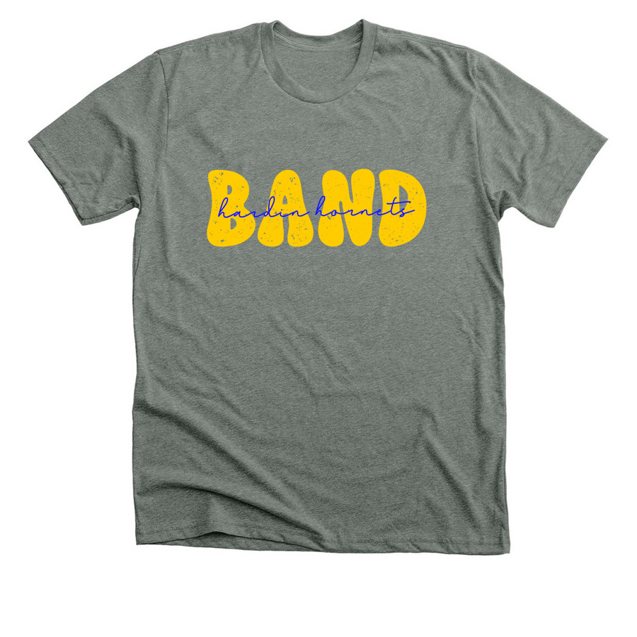 Gold Band, a Deep Heather Premium Unisex Tee