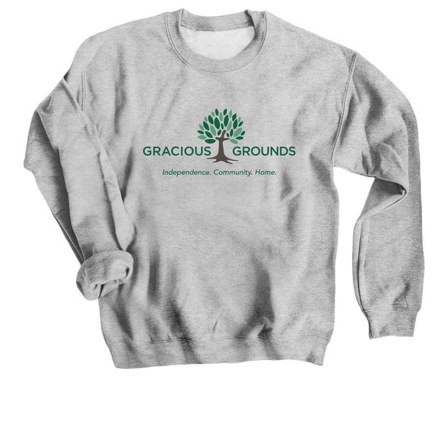 Gracious Grounds Style, a Sport Grey Crewneck Sweatshirt