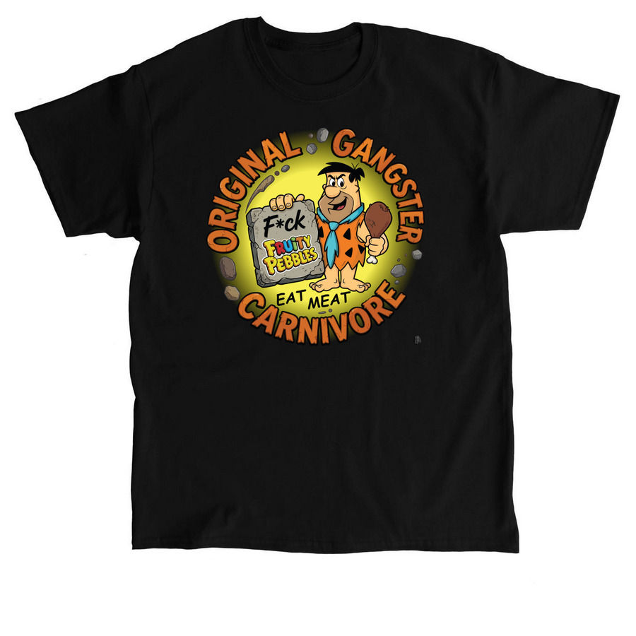 ORIGINAL GANGSTER CARNIVORE, a Black Classic Unisex Tee