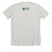A Greater Chicago Starts With Me, a Heather Cement Premium Unisex Tee (back-view)