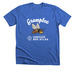 Grumpbee (Dark Color), a Heather True Royal Premium Unisex Tee
