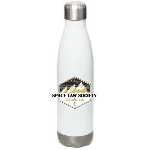 SLS Water Bottle, a White Stainless Steel Water Bottle