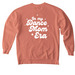 DDC Dance Mom Era, a Terracotta Comfort Colors Crewneck Sweatshirt (back-view)