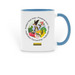 Pollinator Partnership Mug, a Light Blue Two-Tone Ceramic Mug