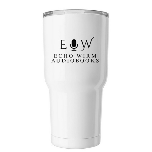 Echo Wirm Tumbler, a White Insulated Tumbler