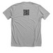 Say No to Plastic Burning, a Athletic Heather Premium Unisex Tee (back-view)