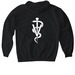 LVMA Merch, a Black Gildan Softstyle Pullover Hoodie (back-view)
