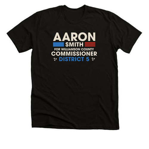 Campaign 1, a Black Heather Premium Unisex Tee