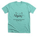 Meow, a Heather Sea Green Premium Unisex Tee