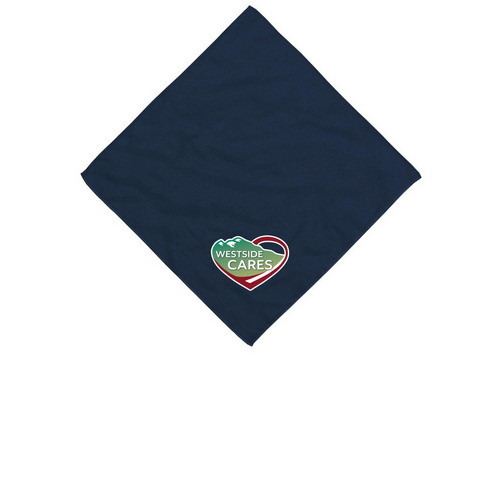 Westside CARES Bandana, a Navy Cotton Bandana