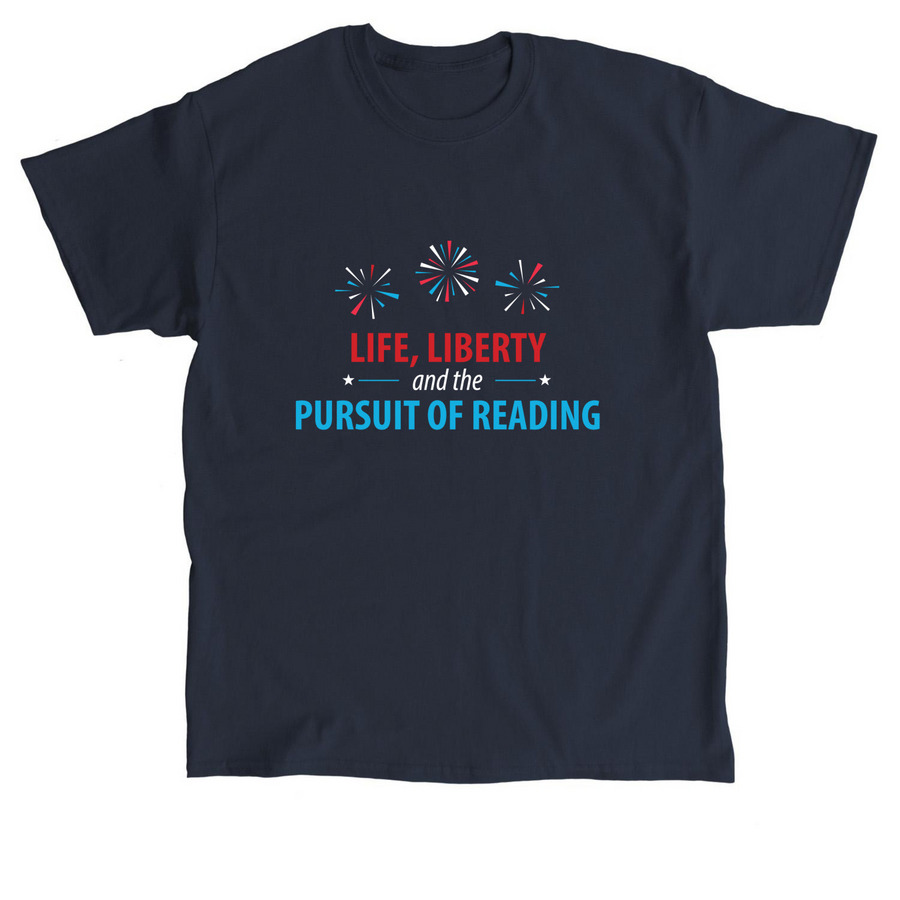 Pursuit of Reading apparel- dark colors, a Navy Classic Unisex Tee