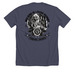 TJs Team&nbsp;, a Heather Midnight Navy Premium Unisex Tee (back-view)