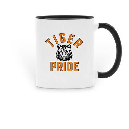 Mug, a Black Two-Tone Ceramic Mug