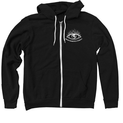 TDC? Wasn't Born Yesterday Hoodie, a Black Zip Up Hoodie