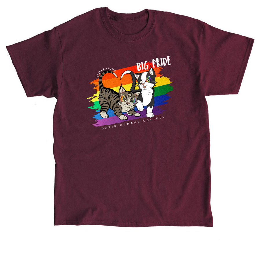 Little Lions - BIG PRIDE, a Maroon Classic Unisex Tee