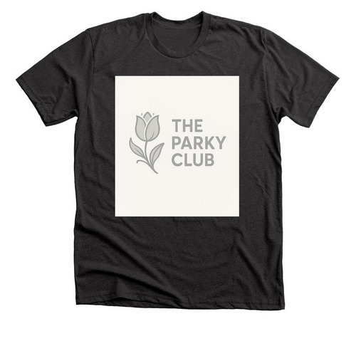 The Parky Club Gear, a Dark Grey Heather Premium Unisex Tee
