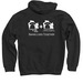Saving Lives Together, a Black Pullover Hoodie (back-view)