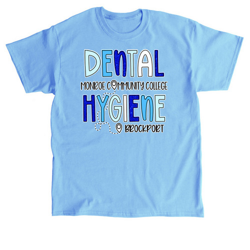 Dental Hygiene Brockport, a Carolina Blue Classic Unisex Tee
