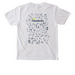 FCC Students Doodle Pocket Tee (Green), a White Comfort Colors Pocket Tee (back-view)
