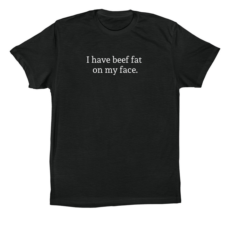 Beef Fat, a Vintage Black Premium Cotton Tee