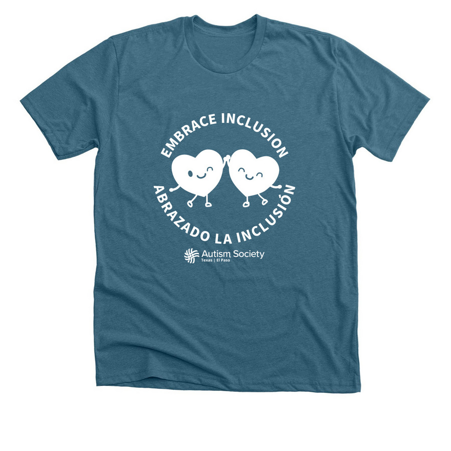 Embrace Inclusion 2026 EP Tee, a Heather Deep Teal Premium Unisex Tee