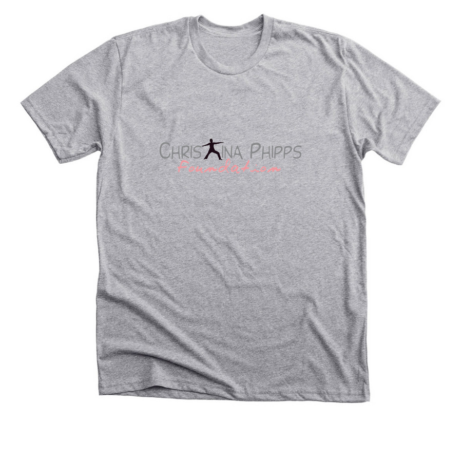Crew Neck Tee Shirt, a Athletic Heather Premium Unisex Tee